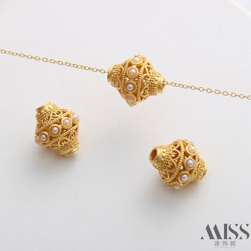 迷饰妮哑金保色转运珠尼泊尔