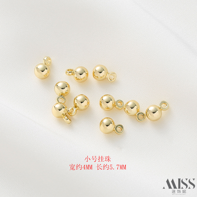 迷饰妮包金保色diy配件吊坠包邮