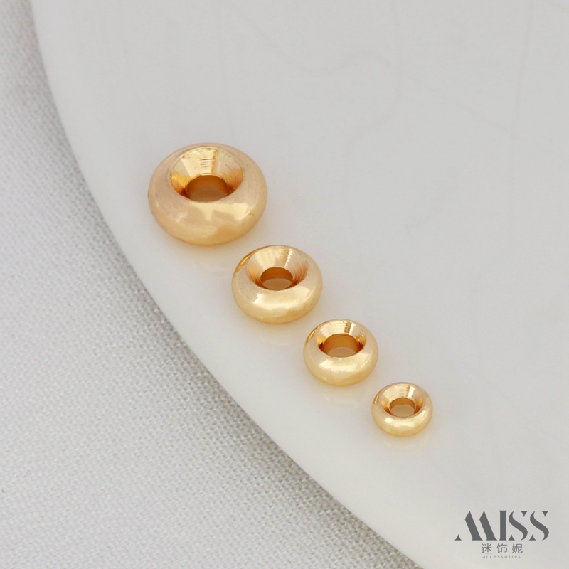 祢饰妮铜包金保色轮胎车轮隔珠