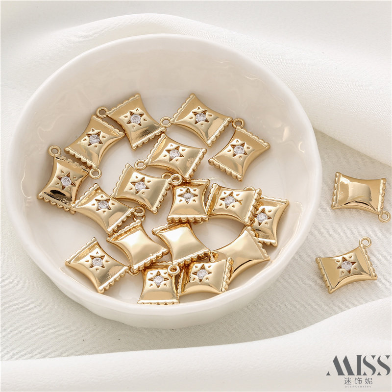 14K包金保色镶锆石袋装糖果diy手工配件手链项链饰品挂件吊饰吊坠,饰品/流行首饰/时尚饰品新,项坠/吊坠,淘宝优惠券,粉丝福利购,淘宝优惠卷