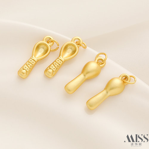 迷饰妮男女合金镀金保色吊坠包邮