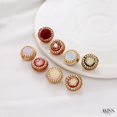 祢饰妮铜+陶泥异域风隔珠