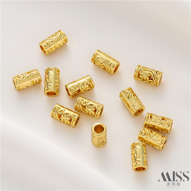 迷饰妮镀金镀银保色散珠包邮