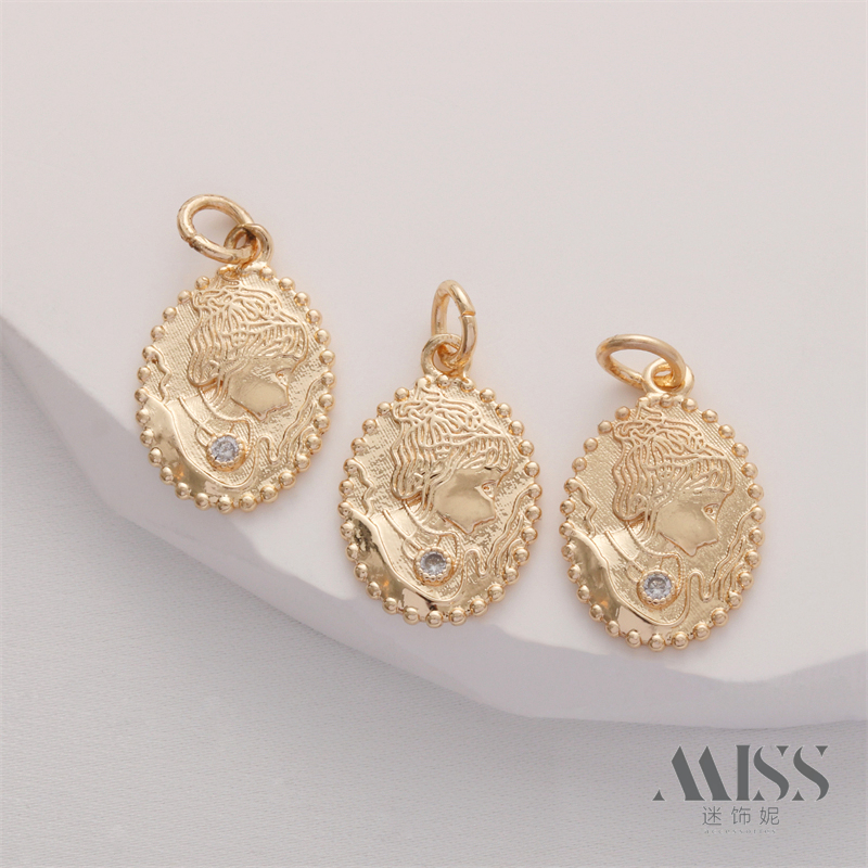 迷饰妮女铜包金保色吊坠满包邮