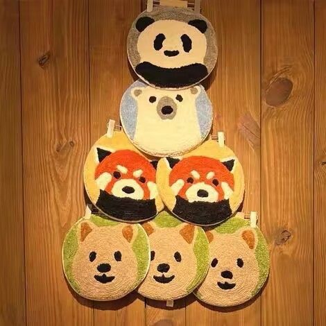 植大熊猫大熊动物坐垫北极北极熊脚垫地毯熊猫防滑簇绒坐垫浴室卡,居家布艺,美臀垫/保健坐垫,淘宝优惠券,粉丝福利购,淘宝优惠卷