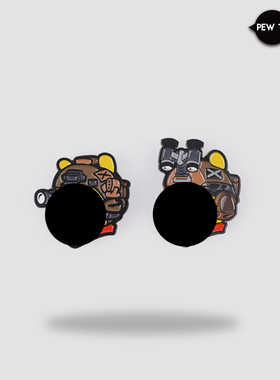 PEW TACTICAL 急战术唯泥 金属徽章胸针配饰个性别针HZ03 HZ04