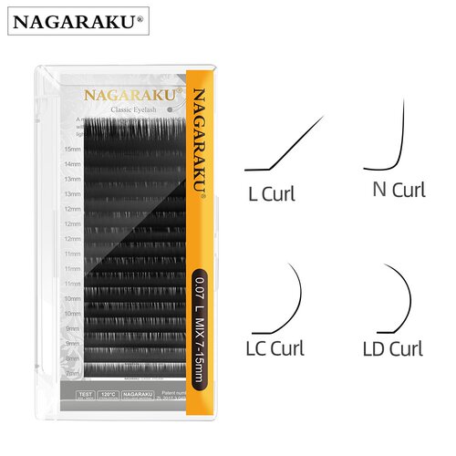 NLLCLD蚕丝嫁接睫毛nagaraku