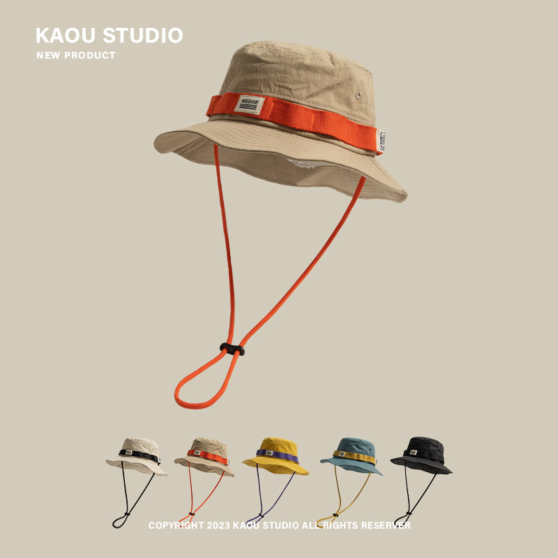 日系户外出游露营渔夫帽夏季遮阳防晒帽潮男女百搭钓鱼宽檐帽子潮,服饰配件/皮带/帽子/围巾,帽子,淘宝优惠券,粉丝福利购,淘宝优惠卷