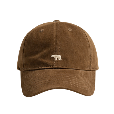 北极熊刺绣棒球帽子女鸭舌帽男