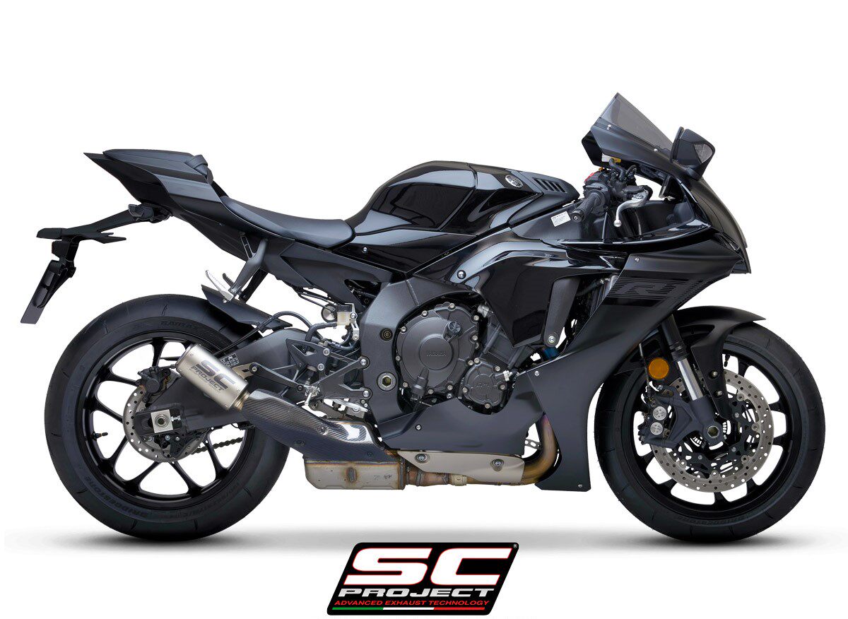 重g社sc排气改装 雅马哈r1yamahar1r1m2020crt尾段中尾段改装排气