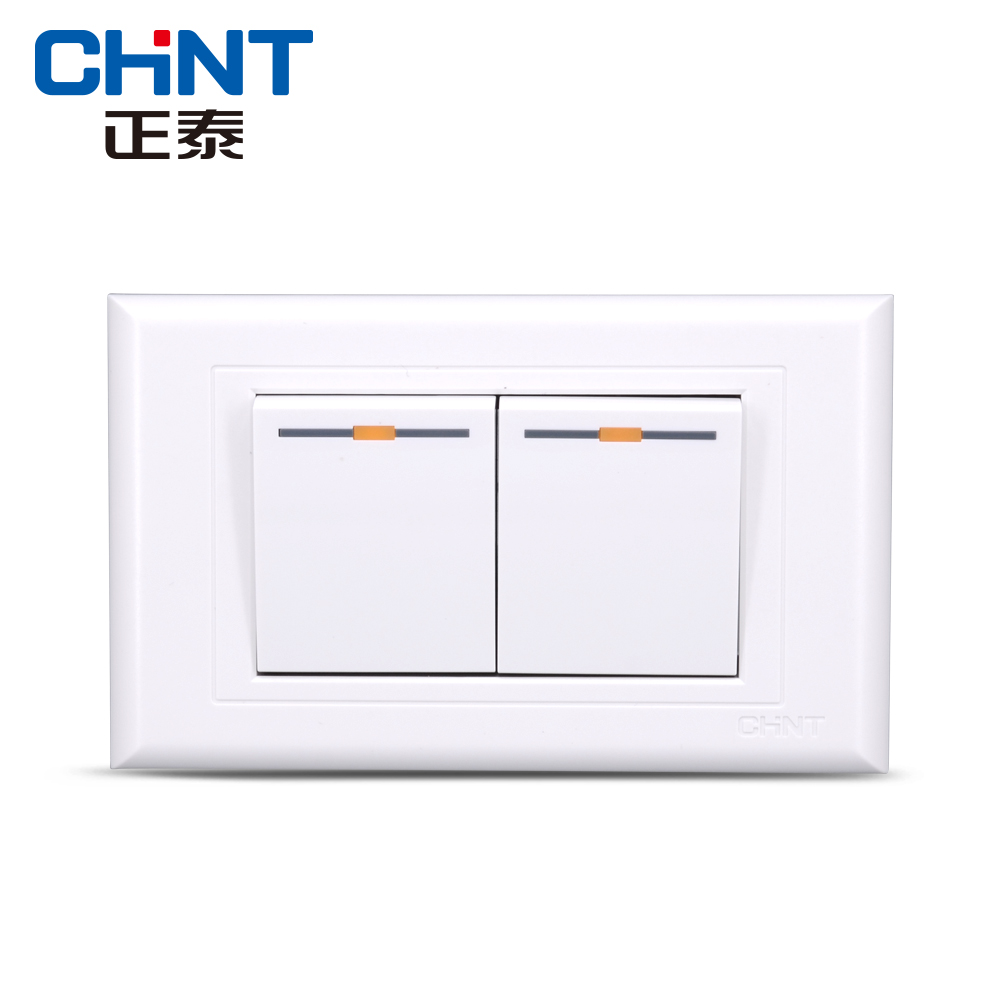 正泰118型家用暗裝正太開關插座面板二開雙控二位雙聯雙開面板在類目 電子/電工, 開關, 雙控開關中 - 來自Buy2taobao.com提供專業的淘寶代購服務