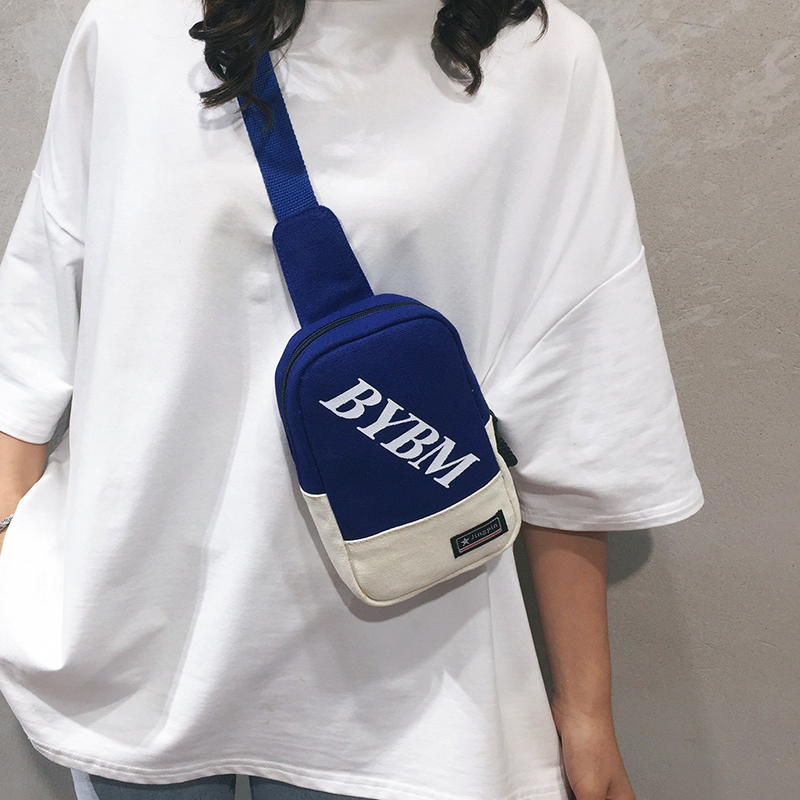 ins帆布女2019新款潮个性斜挎小包热销89件有赠品