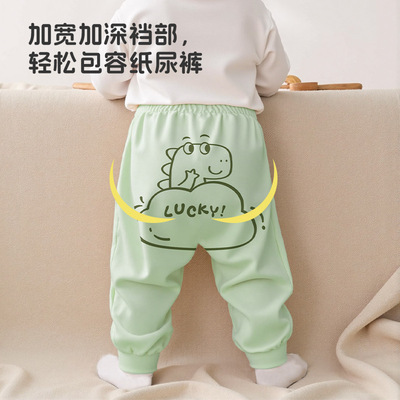 女宝宝裤子屁屁裤秋裤新款外穿婴儿大pp打底裤冬女童春秋装0-3岁1
