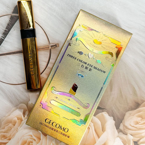 GECOMO点睛渐变三色眼影棒百搭格蒙彩色日常通勤易上色炫彩珠光