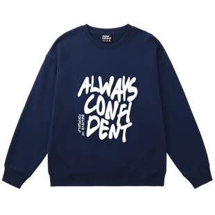 下衣失踪高级感通勤百搭灰色无帽卫衣女2026新款宽松街头超火上衣