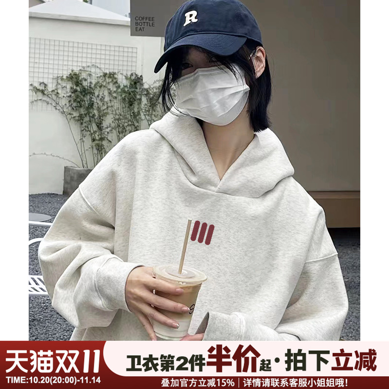 加绒加厚大码韩版宽松大版纯棉