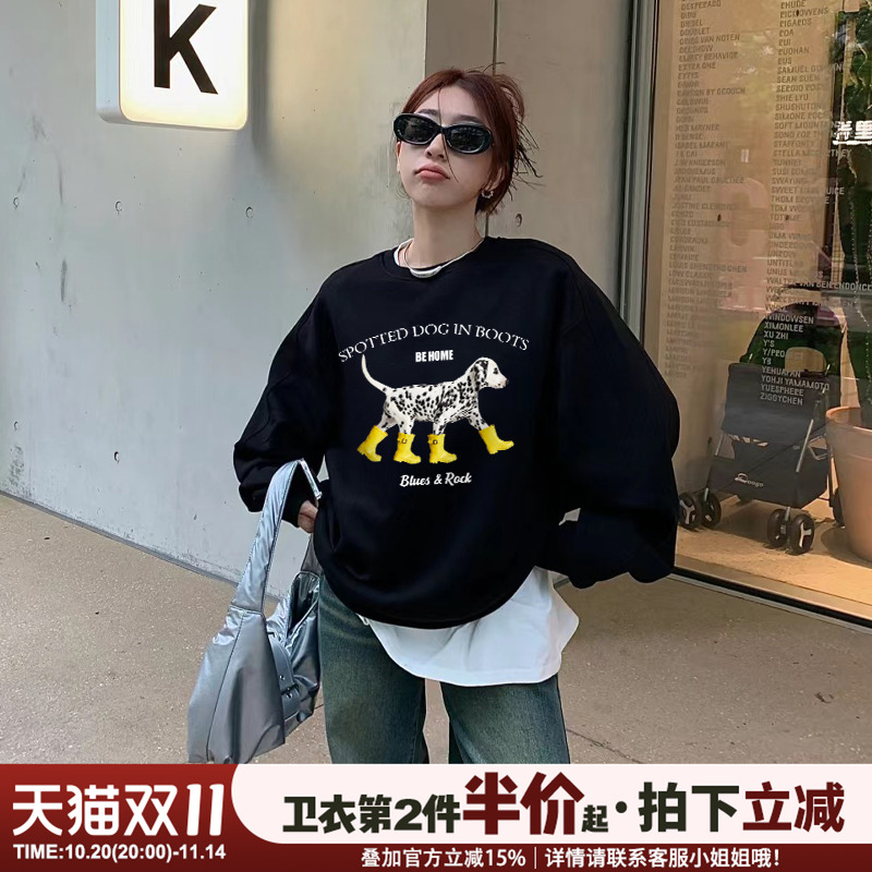 加绒加厚无性别穿搭宽松纯棉