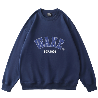 古着oversize小众加绒慵懒卫衣