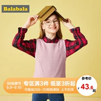 Balla Balla Children Mặc áo vest bé gái Big Children Camisole Children Mùa thu Thu đông Giải phóng mặt hàng dệt kim Hàn Quốc - Áo ghi lê quần áo trẻ em xuất khẩu