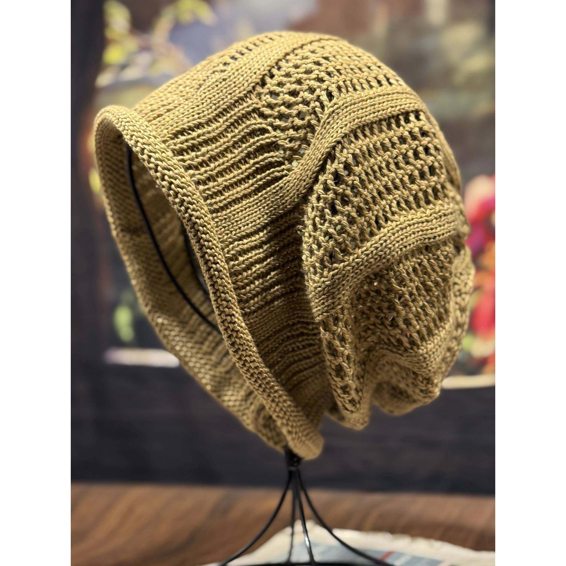 帽子女款秋冬季大头围显脸小保暖毛线帽2025新款针织帽防寒1214r