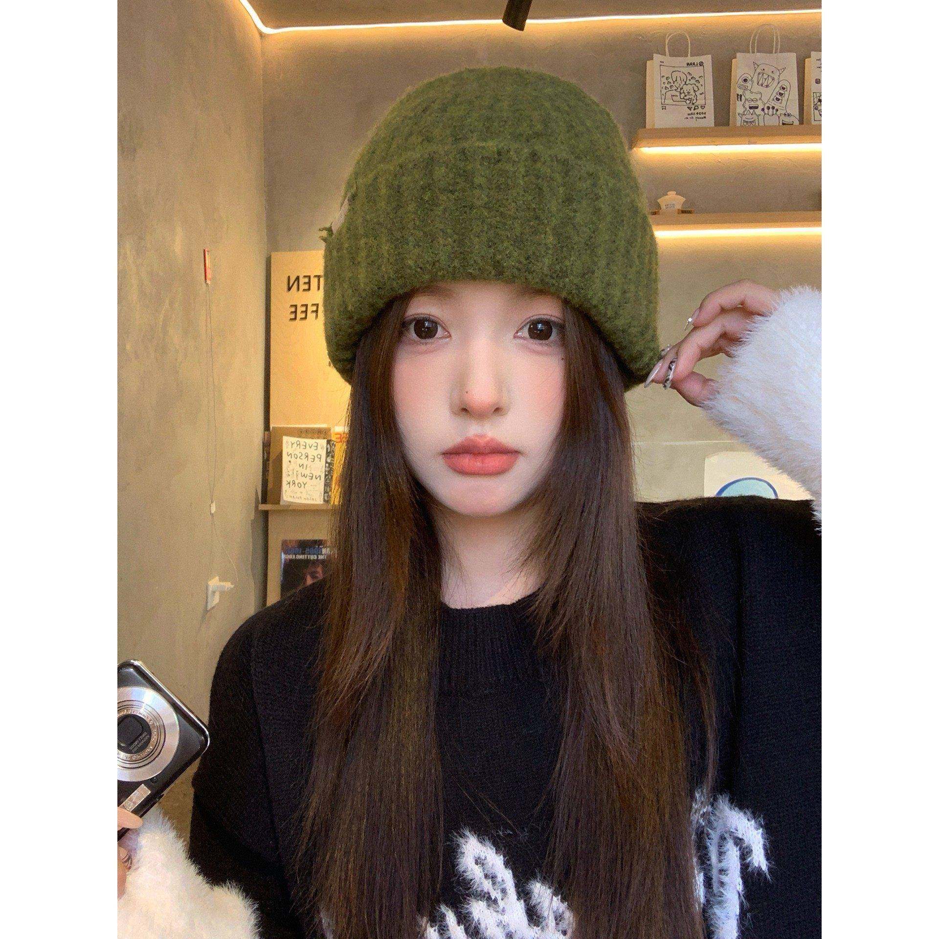 时尚春秋百搭色针织帽子女保暖套头帽护耳毛线堆堆冷帽潮0120h,服饰配件/皮带/帽子/围巾,帽子,淘宝优惠券,粉丝福利购,淘宝优惠卷