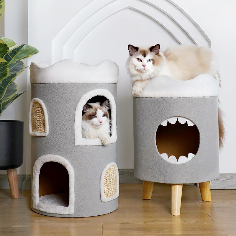 猫爬架猫窝猫树一体大型夏季猫抓柱子剑麻桶多功能猫抓窝猫咪用品在类目 宠物/宠物食品及用品, 猫/狗玩具, 猫爬架中 - 来自Buy2taobao.com提供专业的淘宝代购服务