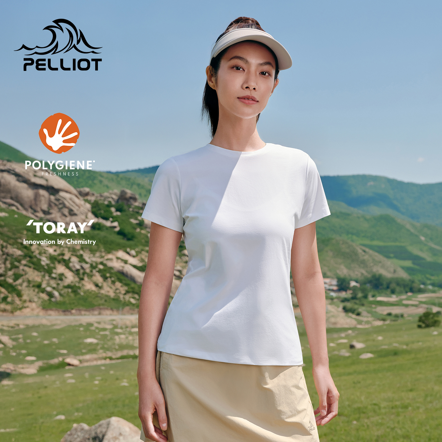 伯希和户外速干T恤运动半袖上衣