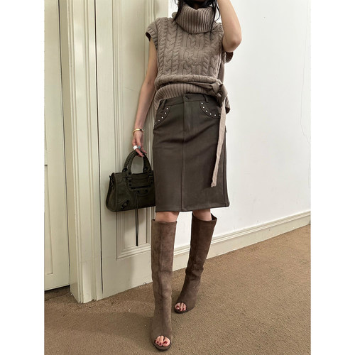 FYFTHX中长款半身裙女