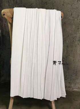 百褶肌理百褶裙涤纶日式服装