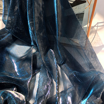 变色超透服装设计师风网纱布料