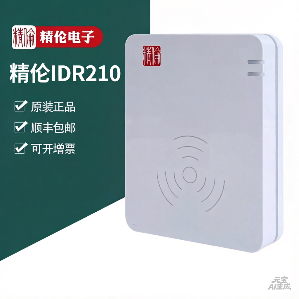 精伦idr210身份识别阅读器免驱部标教育宾馆移动医院建筑二代证