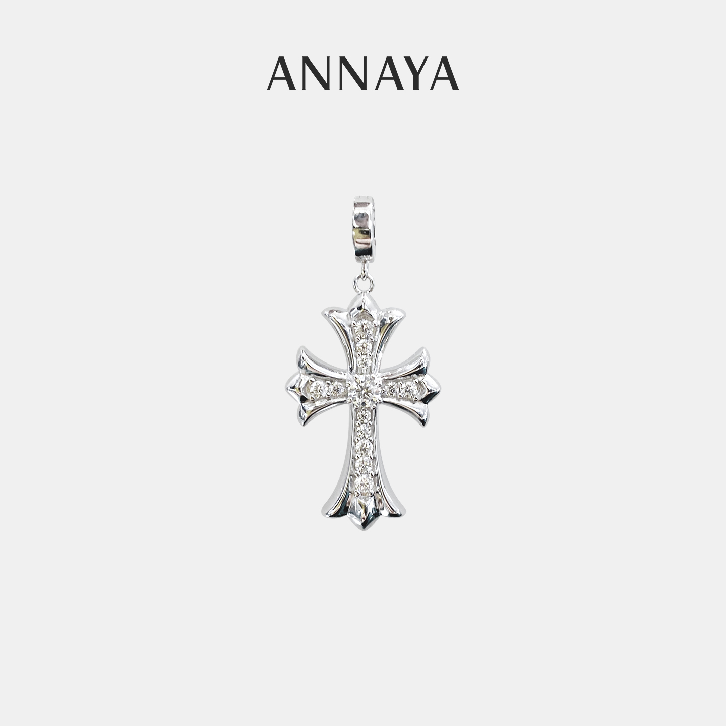 Annaya十字架吊坠送女友节日礼物
