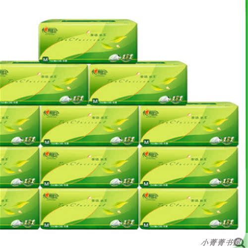 心相印茶语压花三层抽纸