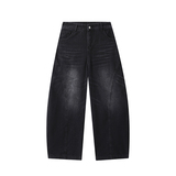 美式弯刀牛仔裤男2026春季阔腿长裤廓形裤A166-NA5J03-特P45控75，男装牛仔裤，电商A166