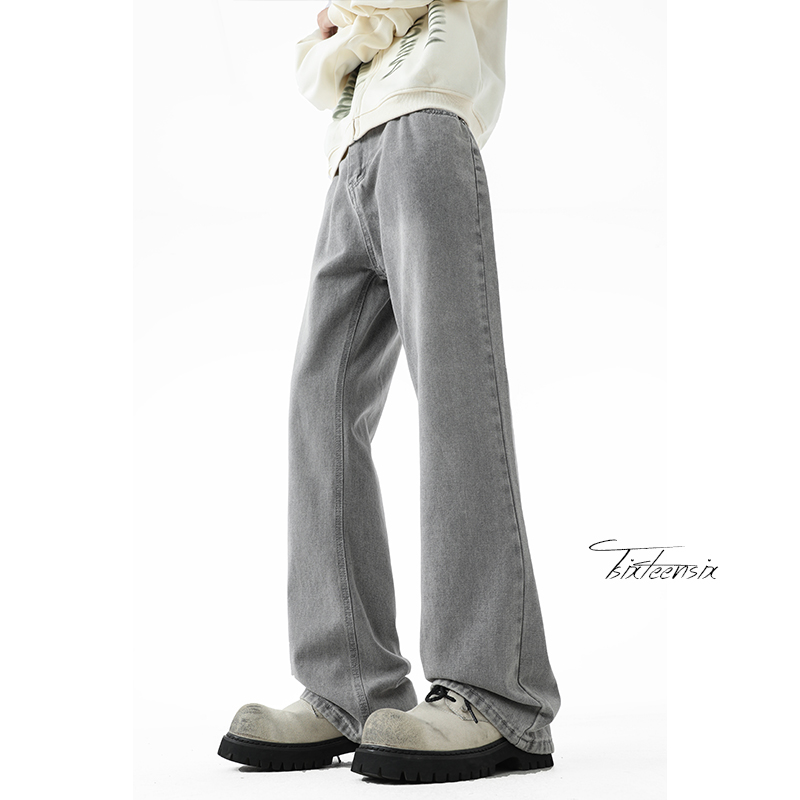 牛仔裤男秋季美式cleanfit微喇潮牌水洗长裤子A166-NA5201-特P32，男装牛仔裤，电商A166