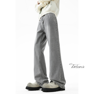 牛仔裤男秋季美式cleanfit微喇潮牌水洗长裤子A166-NA5201-特P32，男装牛仔裤，电商A166