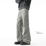 美式工装裤子男高街潮牌宽松休闲c直筒长裤A166-NC5819-特P45控85，男装工装外套，电商A166