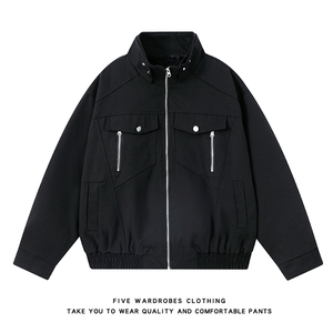 解构立领工装棉服男2025冬季加绒加厚夹克外套A166-MF2238-特P125，男装夹克，电商A166