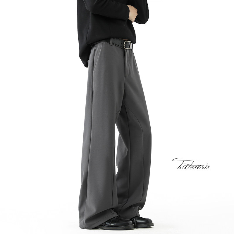 美式高街cleanfit西裤男直筒微喇vibe裤子A166-KA5J10-特P40控69，男装西裤，电商A166