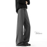 高街休闲西裤男冬季美式直筒休闲微喇长裤A166-KA5J10-特P40控69，男装西裤，电商A166