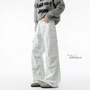 扎染工装裤男高街美式hiphop秋季阔腿裤子A166-NA5305-特P45控79图片