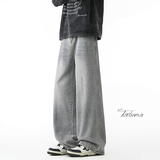 美式水洗直筒牛仔裤男冬季加绒长裤A166-NA5701-特P37加绒47控69，男装牛仔裤，电商A166