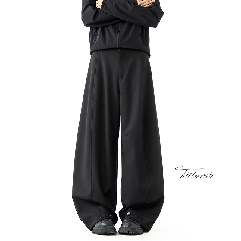 美式高街cleanfit弯刀西裤男春季阔腿裤子A166-KA5J08-特P45控79，男装西裤，电商A166