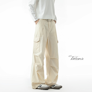 扎染工装裤男高街美式hiphop秋季阔腿裤子A166-NA5305-特P45控79图片