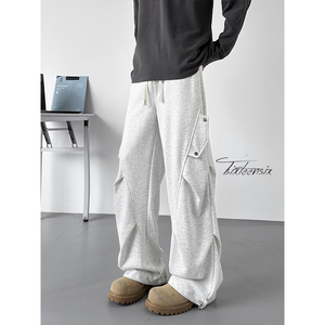 cleanfit工装裤男秋季宽松美式阔腿休闲长裤A166-KB4014-P50控79