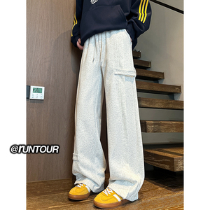 卫裤男2024春季宽松cleanfit休闲裤A166-KB4035-特P42加绒48控79图片
