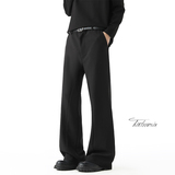 高街休闲西裤男冬季美式直筒休闲微喇长裤A166-KA5J10-特P40控69，男装西裤，电商A166