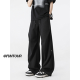 褶皱卫裤男春季美式hiphop阔腿高街裤子A166-KB4019-特P35控69，男装休闲裤，电商A166