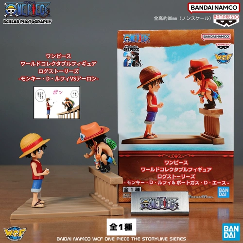 Япония Bandai WCF One Piece Storyline VOL.12 Фигурка Луффи Эйса модель автомобиля украшение подарок для мужчин