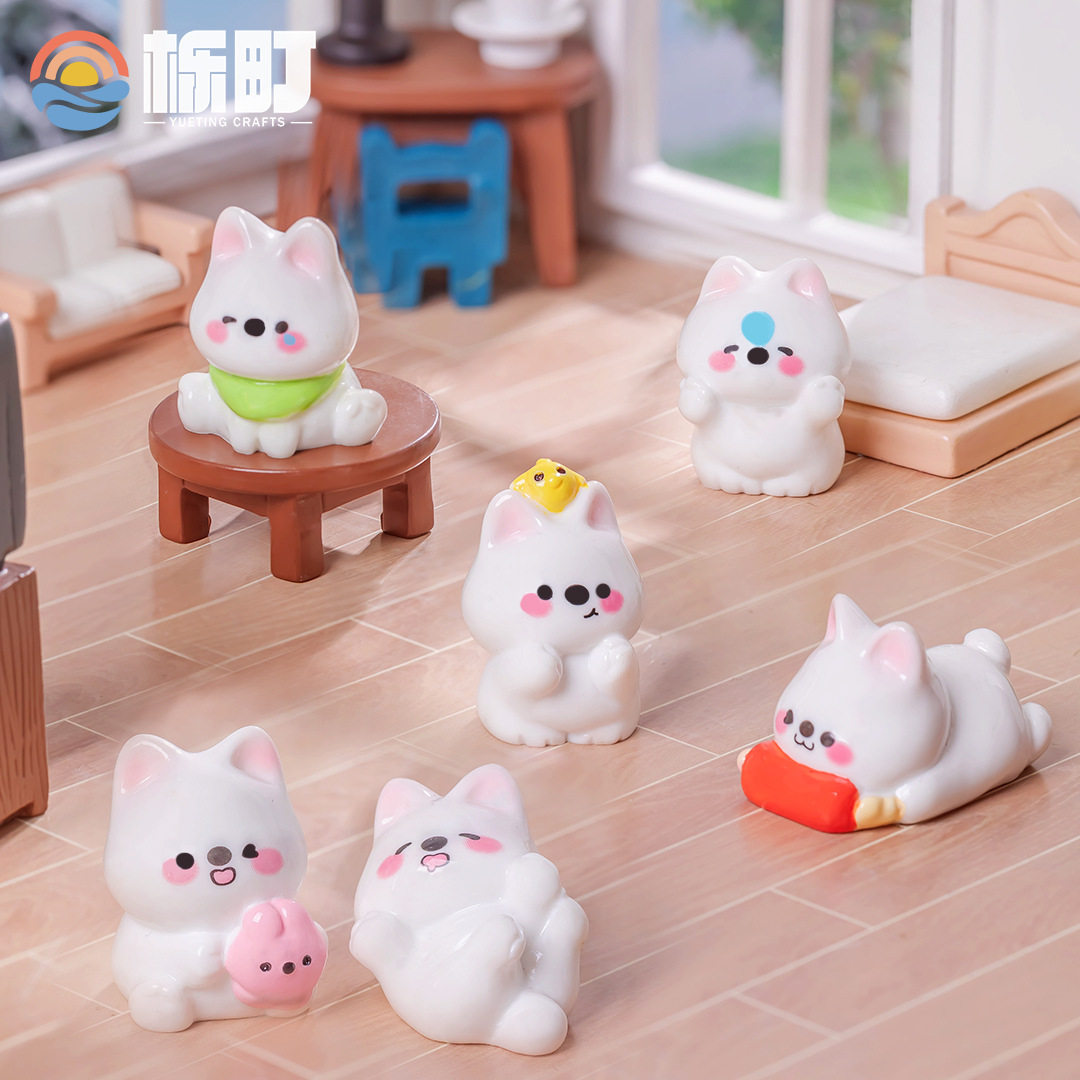 创意西高地小狗 微景观diy微缩场景摆件配件迷你车载桌面摆件,家居饰品,桌面摆件,淘宝优惠券,粉丝福利购,淘宝优惠卷